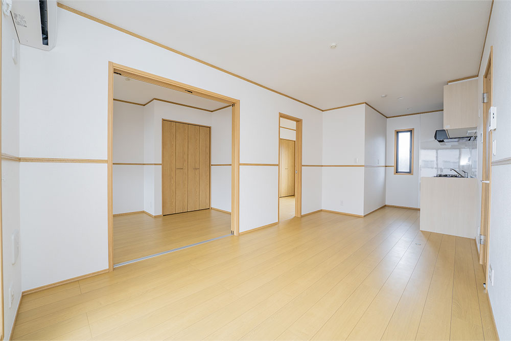 無駄がなく効率的な2LDK