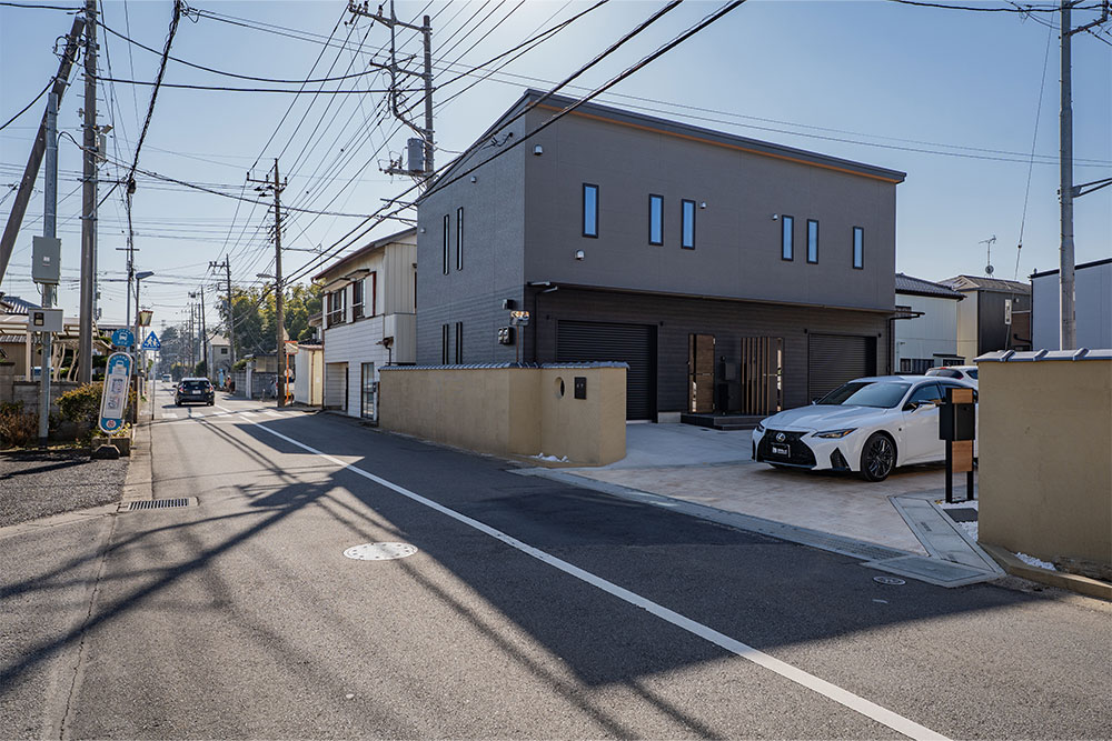 前面道路の様子