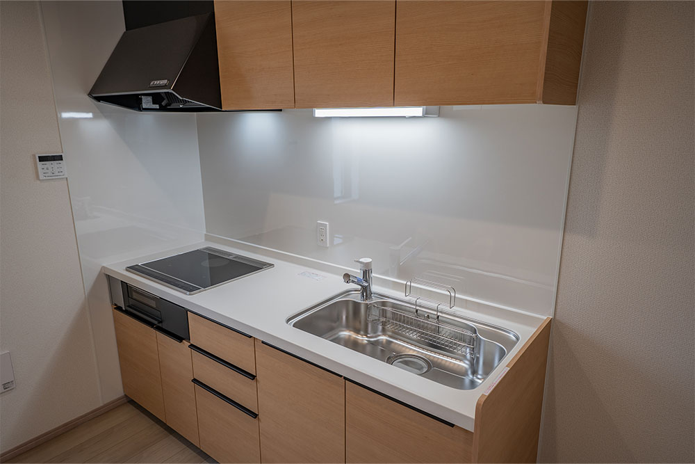 Ⅰ号室のキッチン