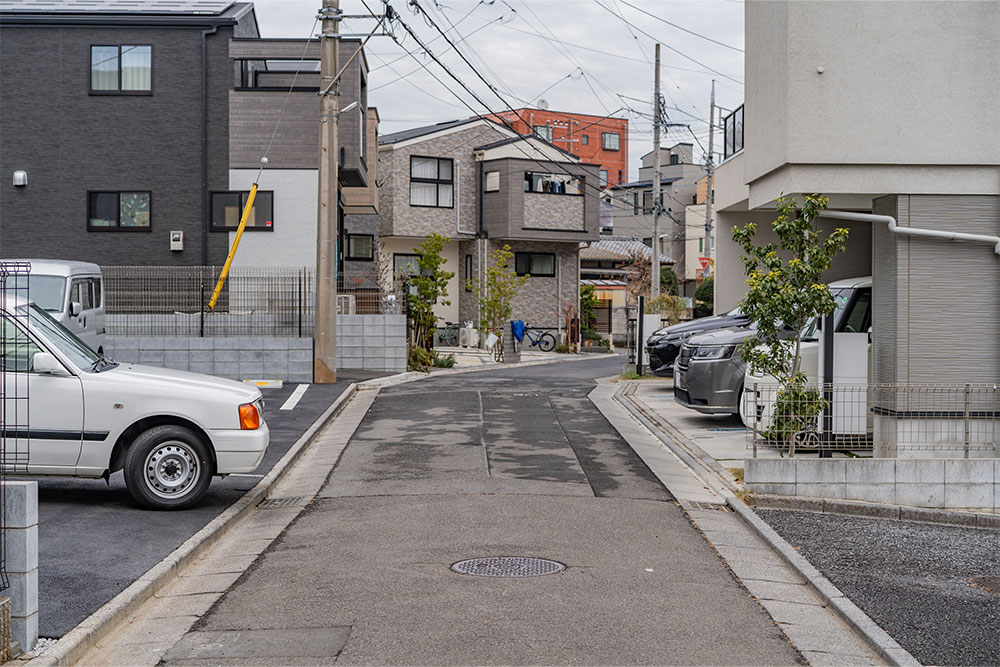 前面道路の様子