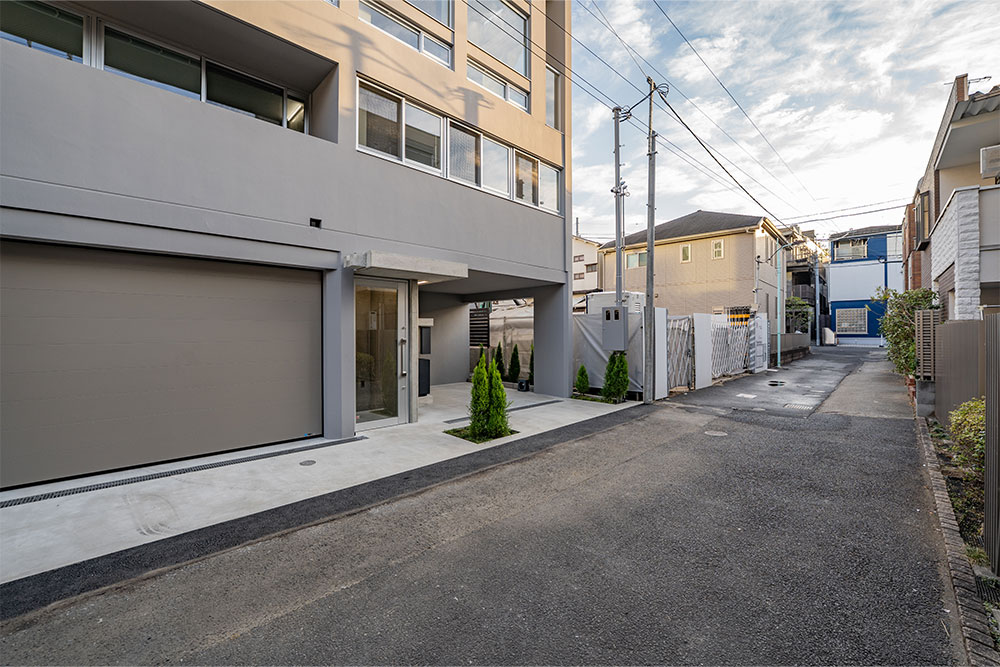 前面道路の様子