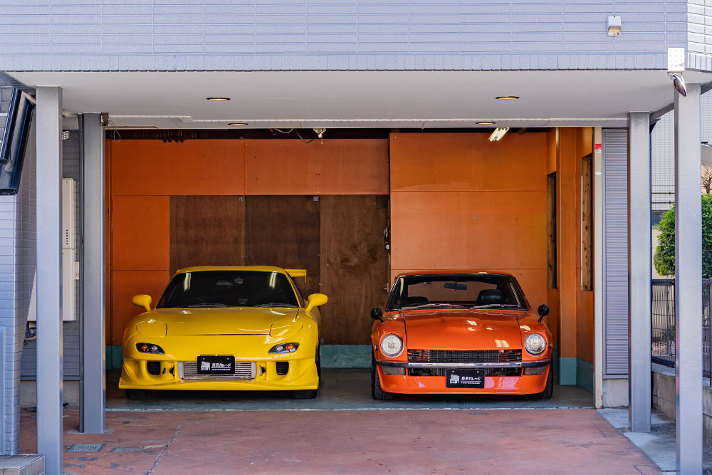 ガレージ開口は横幅4.20m×高さ2.33m