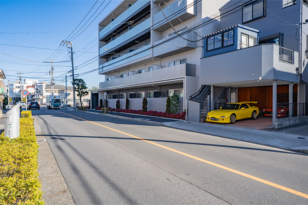 前面道路の様子
