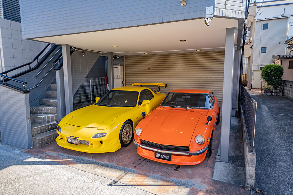 屋外スペースは横幅3.99m×奥行5.00m