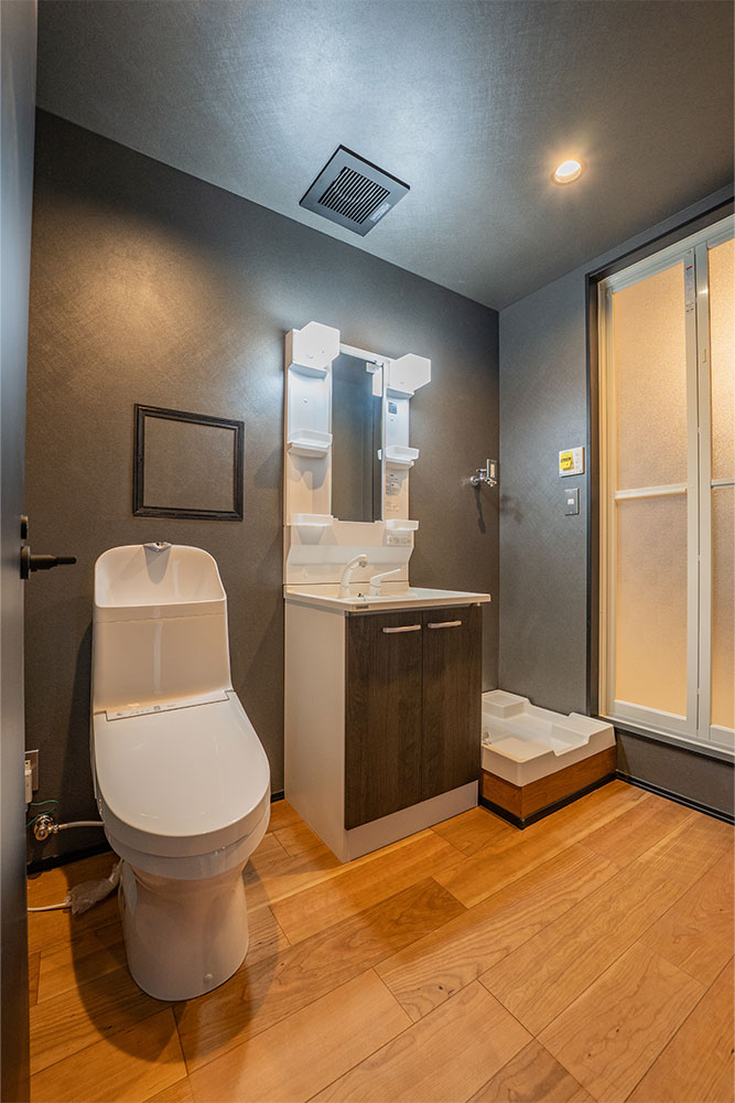 トイレと洗面台