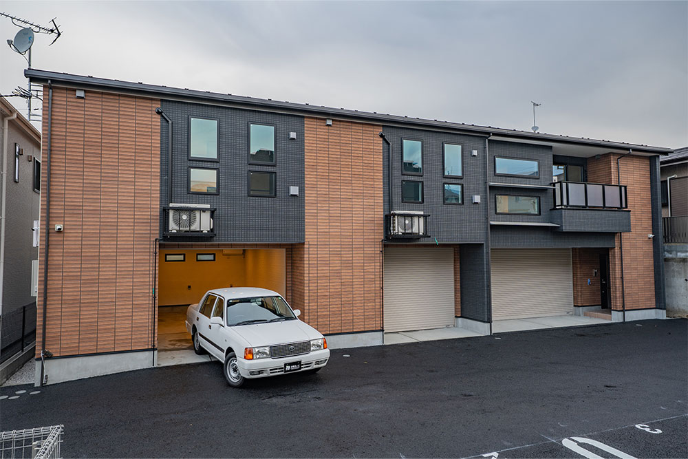 道路から奥まったプライベート感ある環境