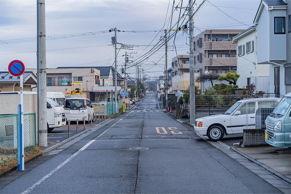 前面道路の様子