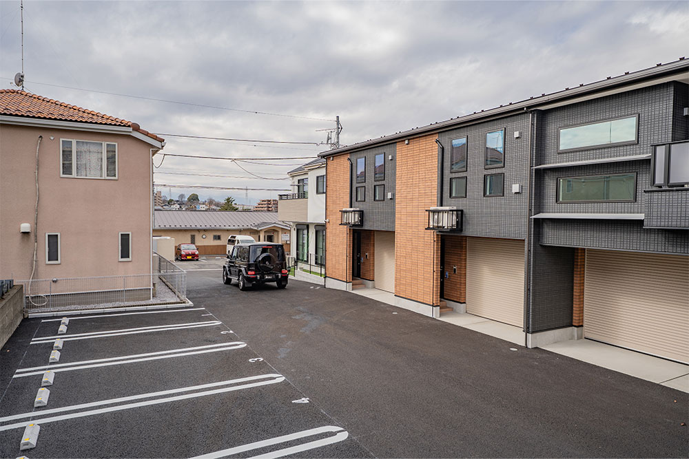 敷地内車路の様子