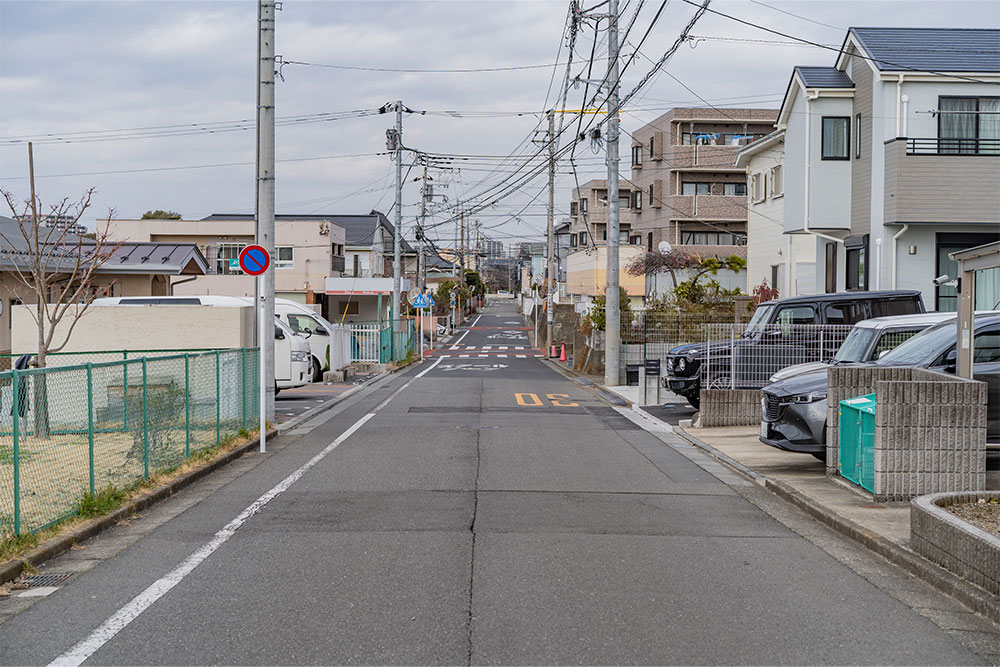 前面道路の様子