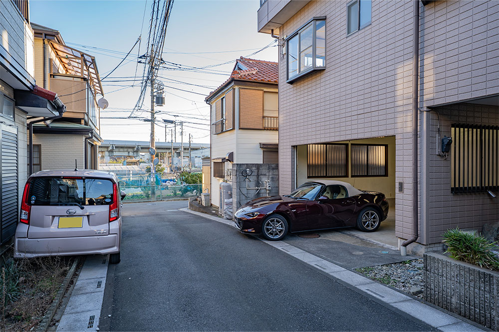 前面道路の様子