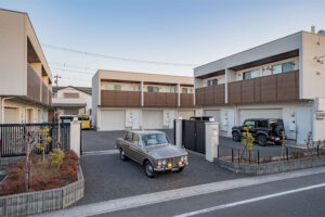 閑静な街区にゲートで隔たれた3棟8戸｜越谷レイクタウン駅 歩9分