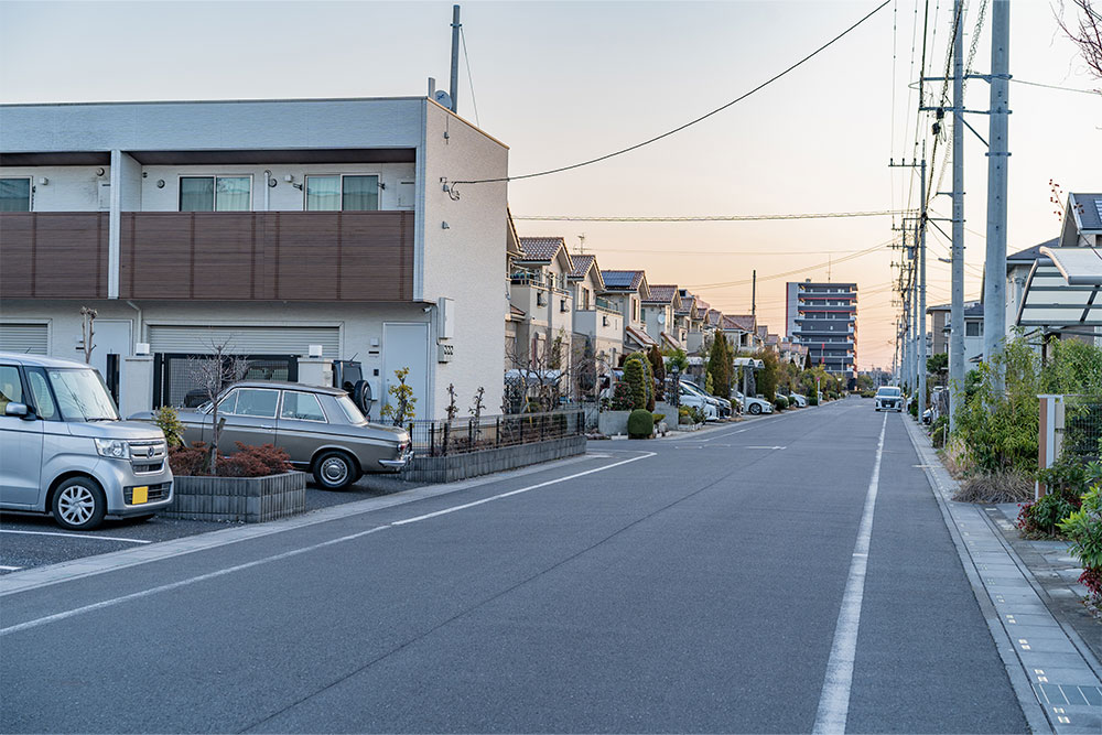 前面道路の様子