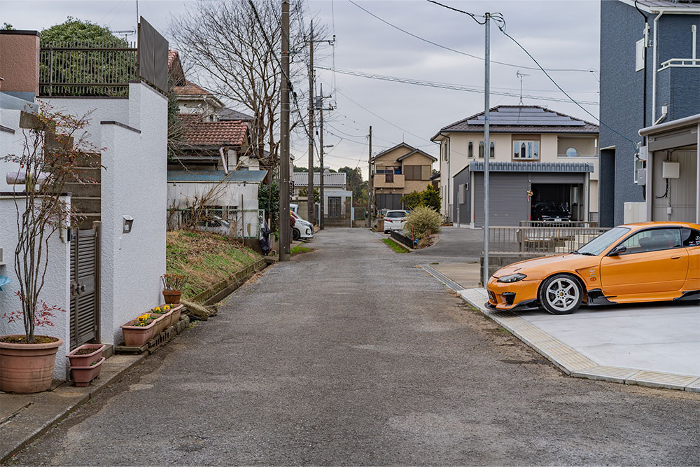 前面道路の様子