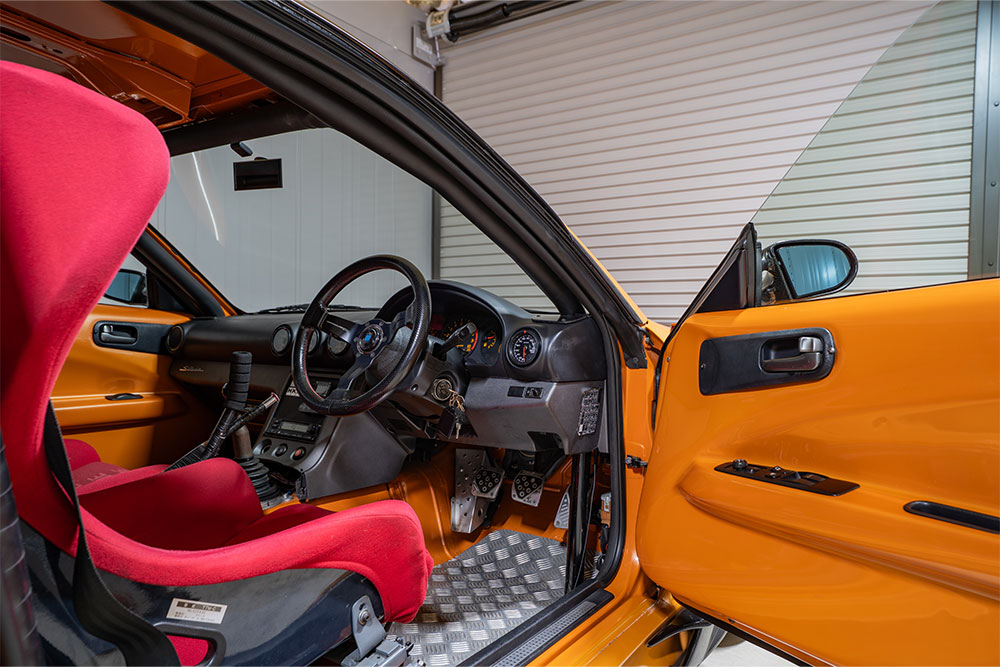 S15シルビアの運転席