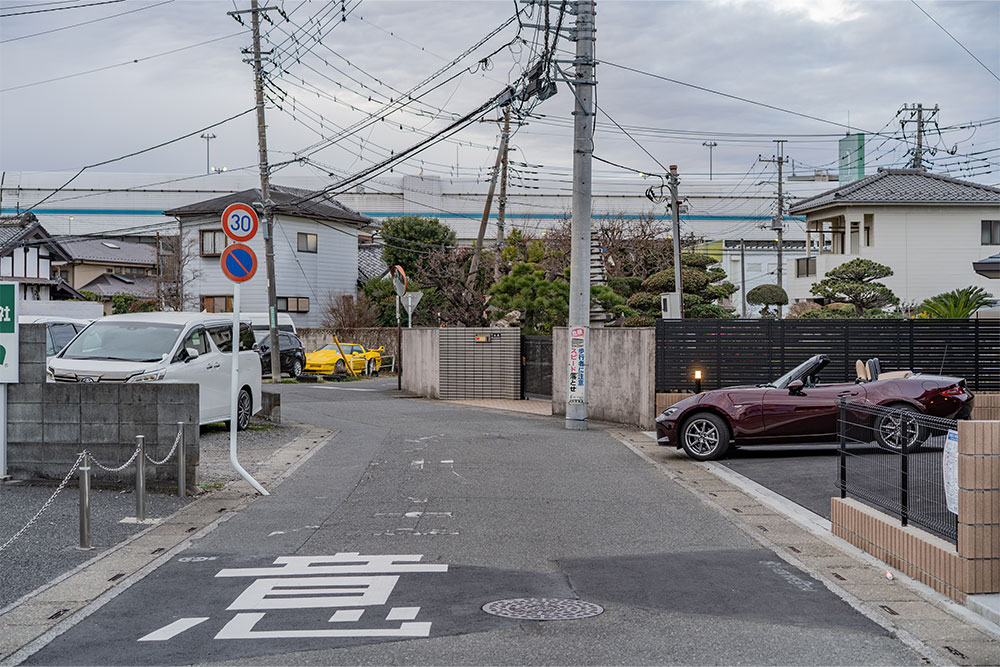 前面道路の様子