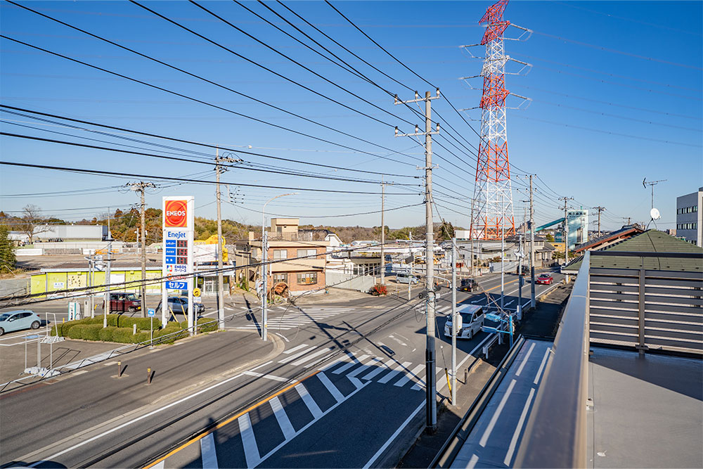 ルーフバルコニーからの眺望（北側）