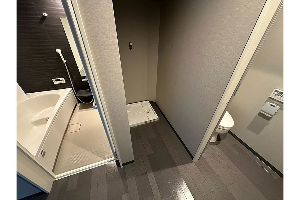 C-05の洗濯機置場