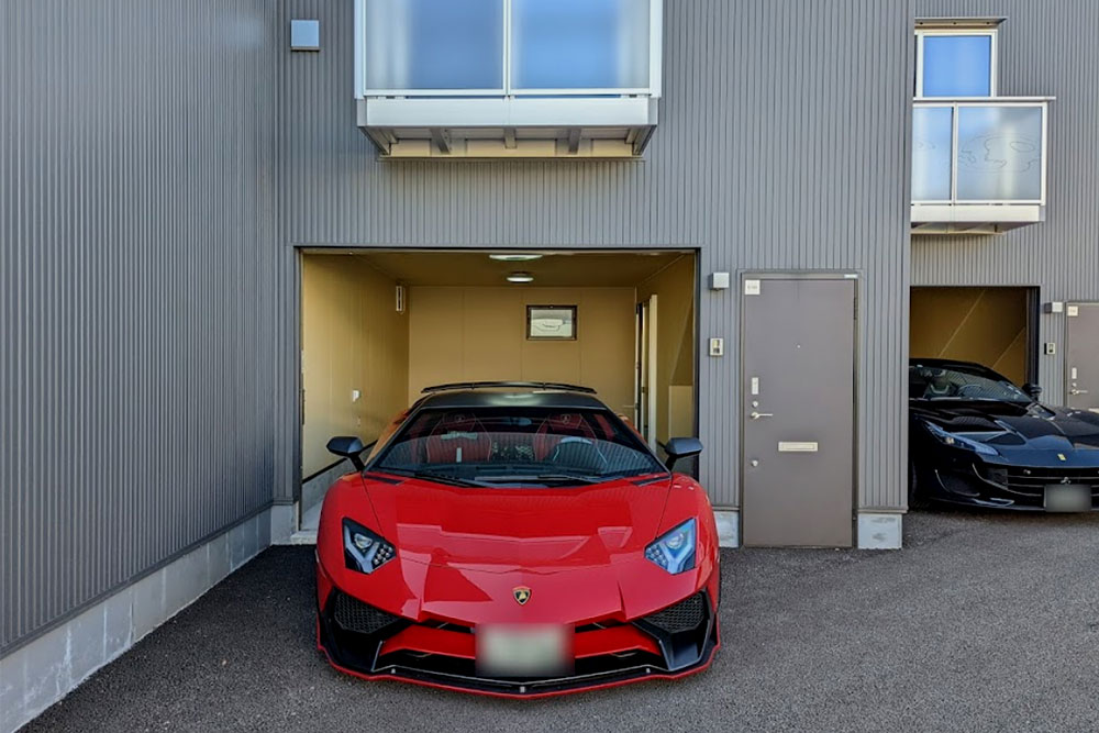 安心して入庫できる開口幅2.95m