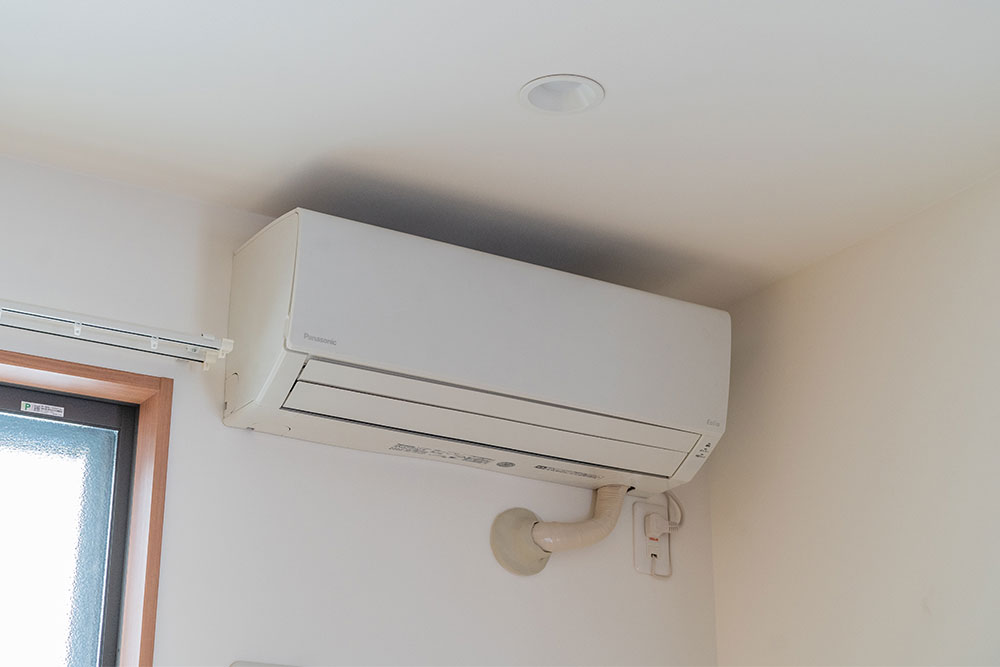 ガレージのエアコン