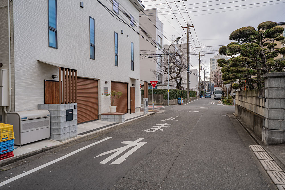 前面道路の様子