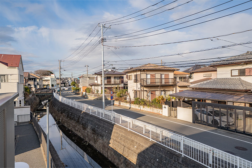 α3号室バルコニーからの眺め