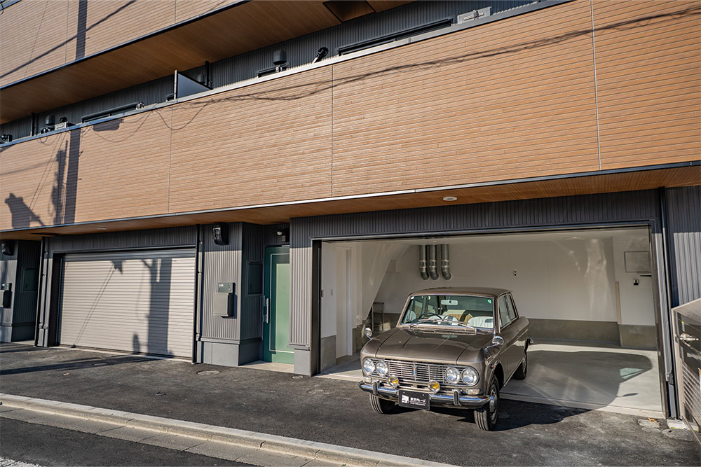 東京都足立区鹿浜5丁目の賃貸ガレージハウス「G-BASE」と銭ブル