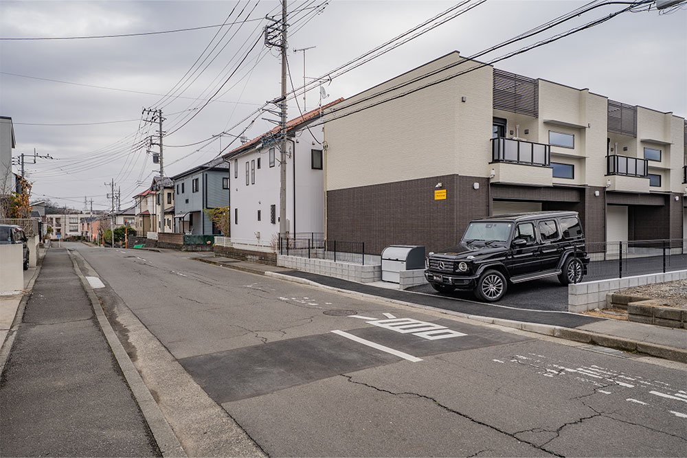 前面道路の様子