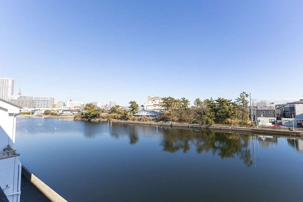 2階ベランダからの眺め