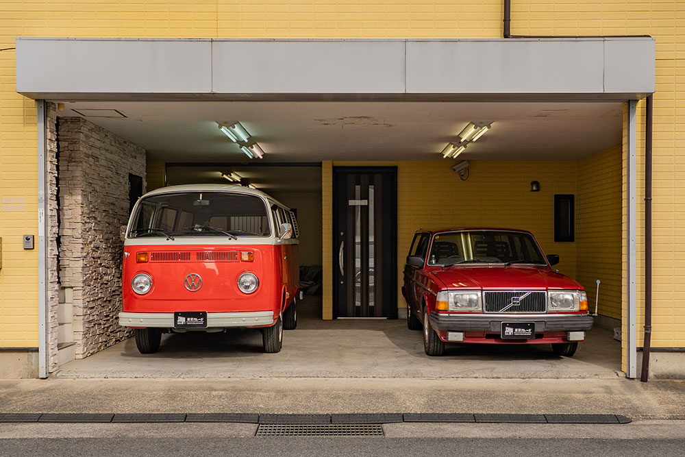 電動シャッターは開口幅5.50m