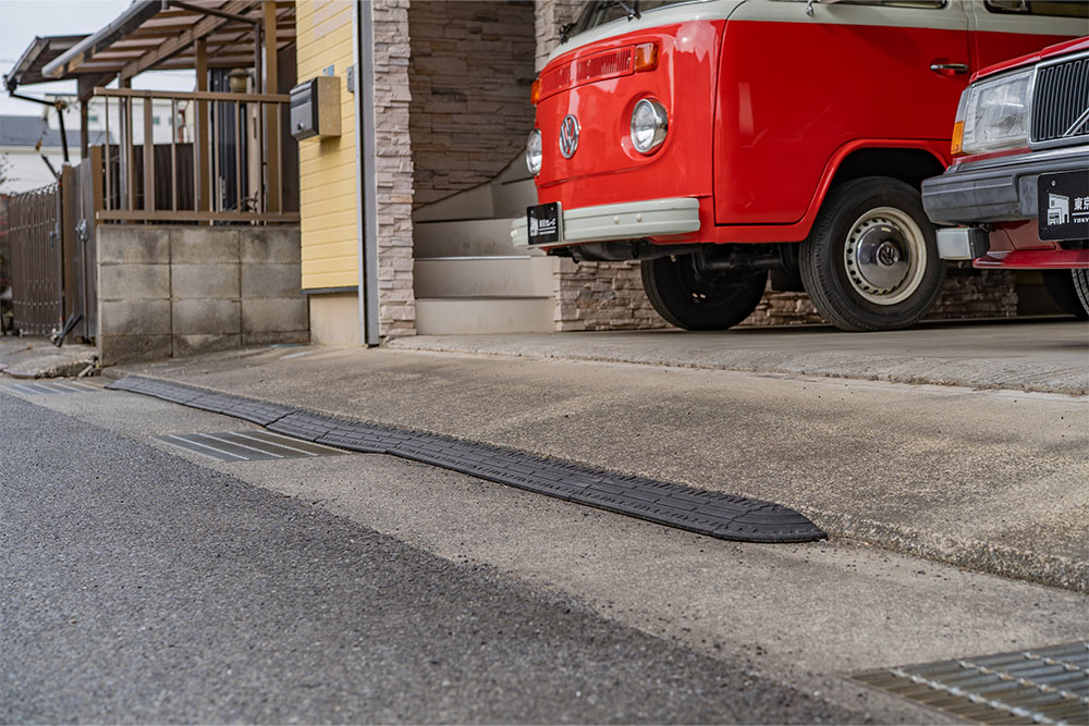 ガレージ入口の様子