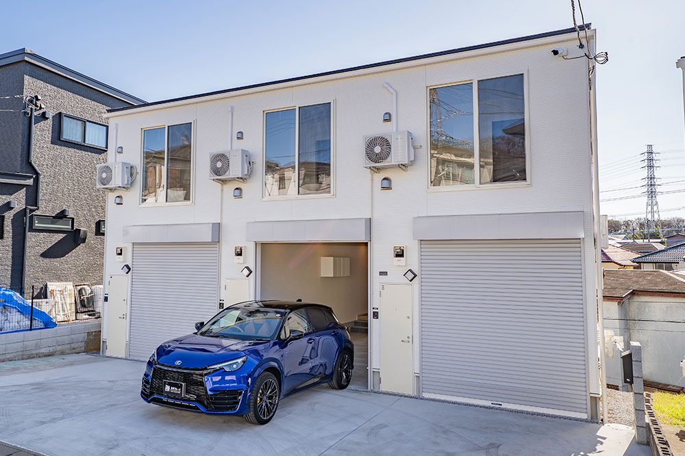 車室後方に納戸を配した「1SLDK+ガレージ」