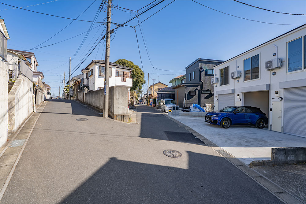 前面道路の様子