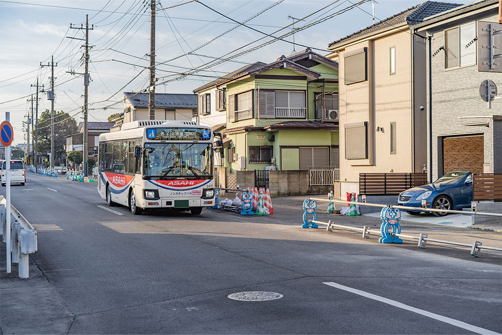 前面道路の様子