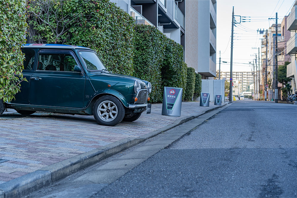 ガレージ入口の様子