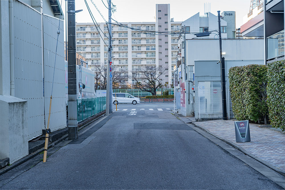 前面道路の様子