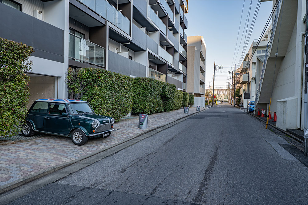 前面道路の様子