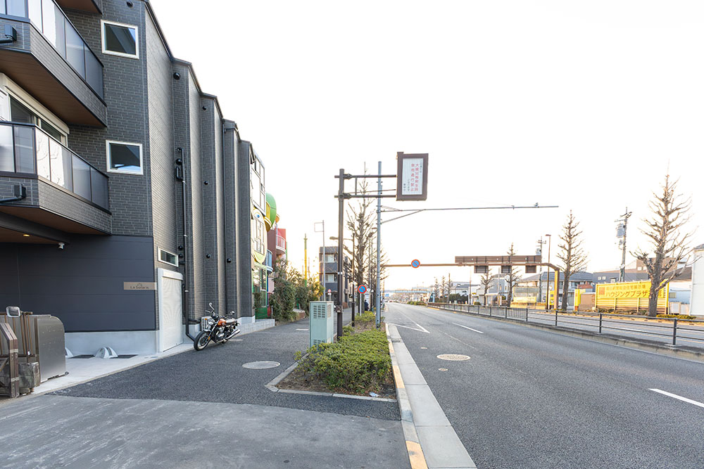 前面道路の様子