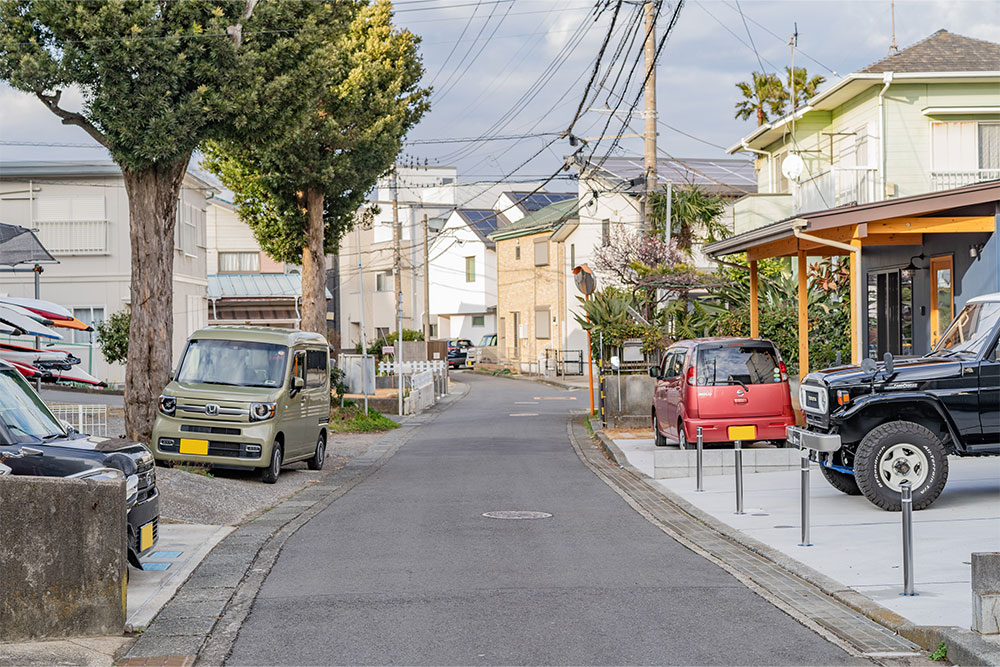 前面道路の様子