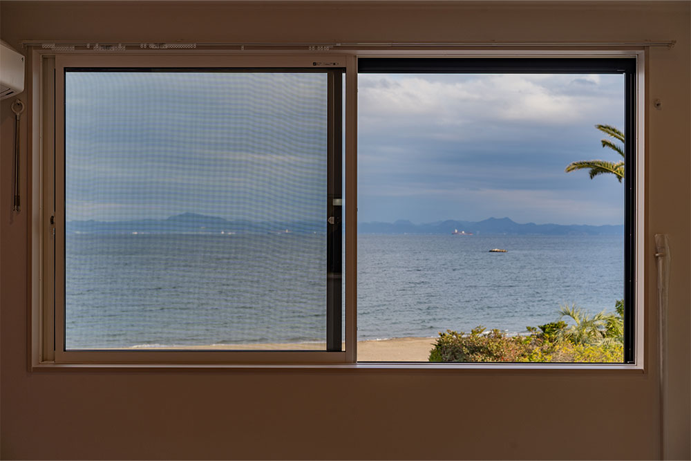 2号室窓からの眺望