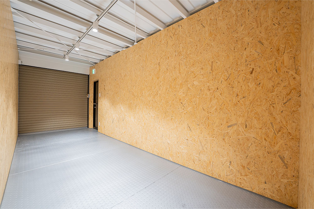 C号室のガレージ