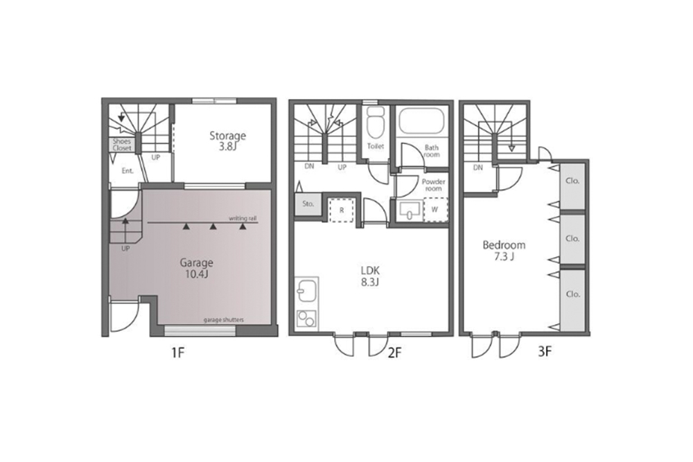 101号室の間取図