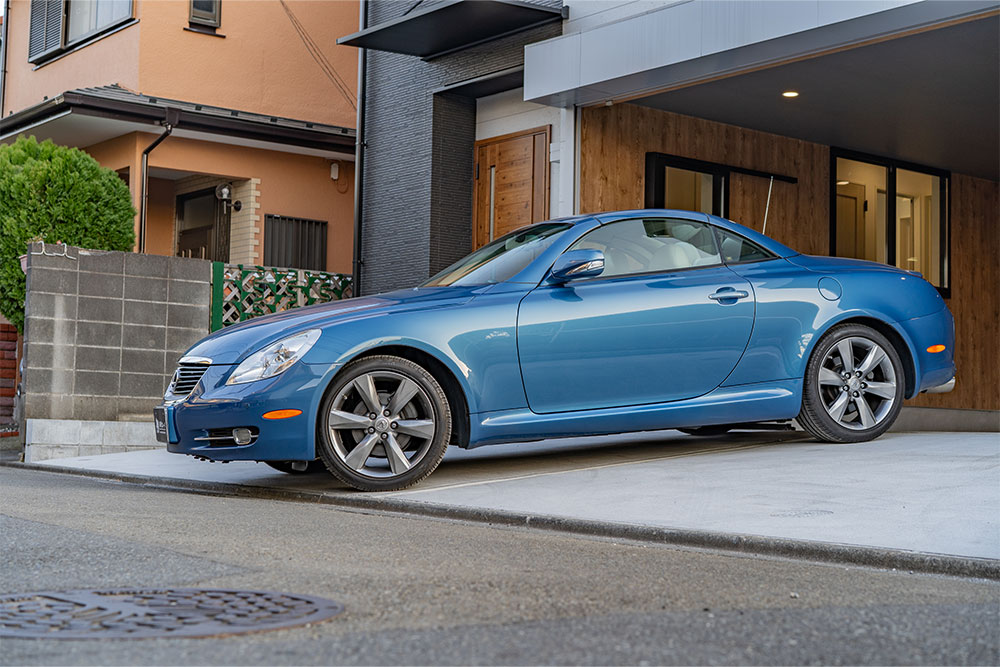 ガレージ入口の様子