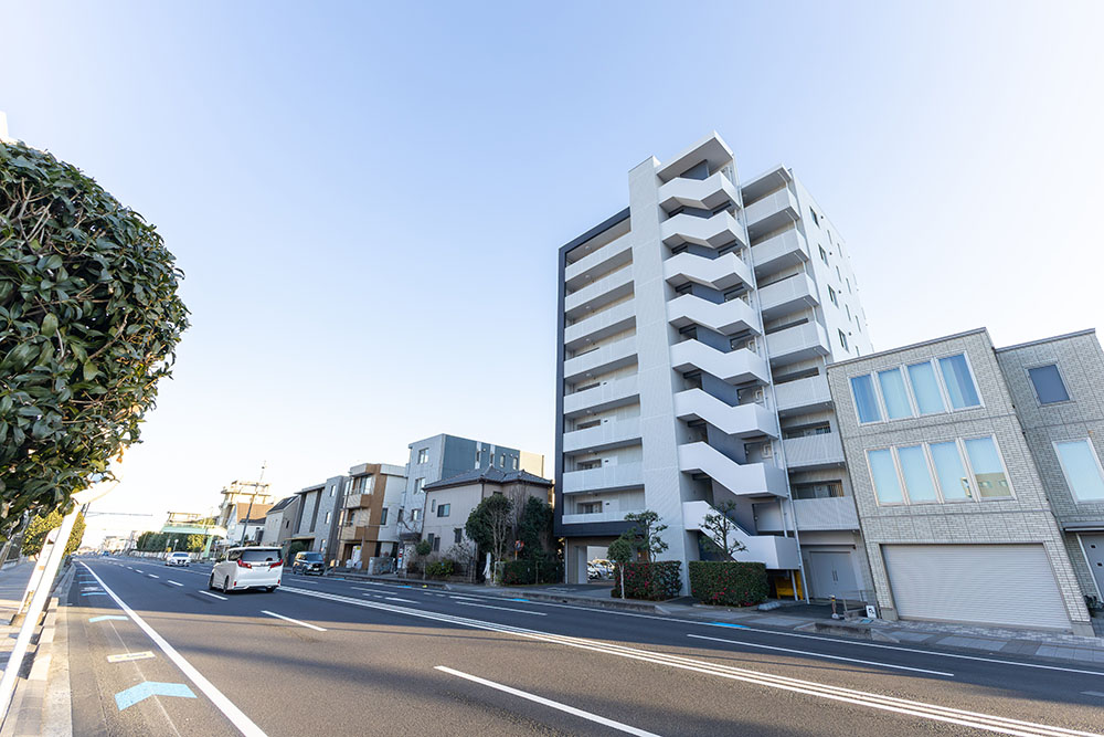 新都心西ICまで真っ直ぐ1.1km