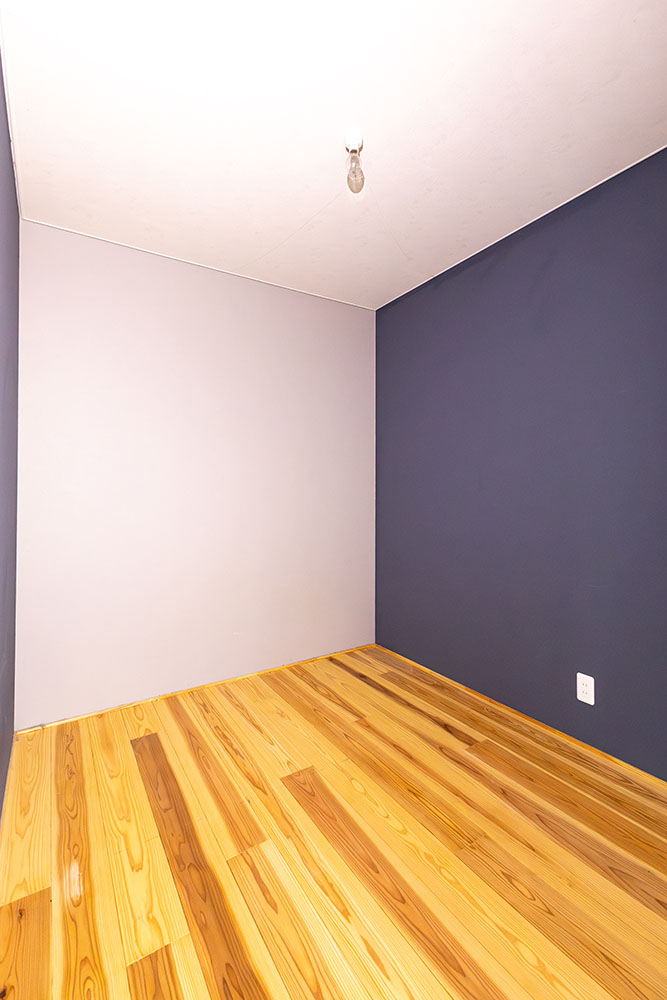 可動式収納で仕切ったスペース