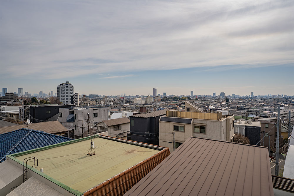 ルーフテラスからの眺望