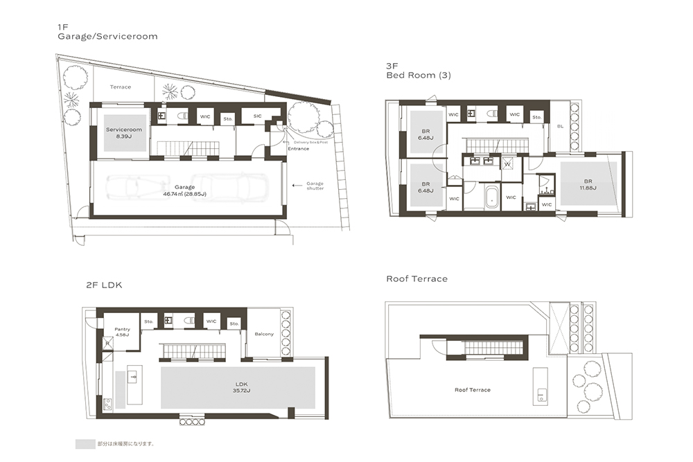 NAVY/REDの間取図