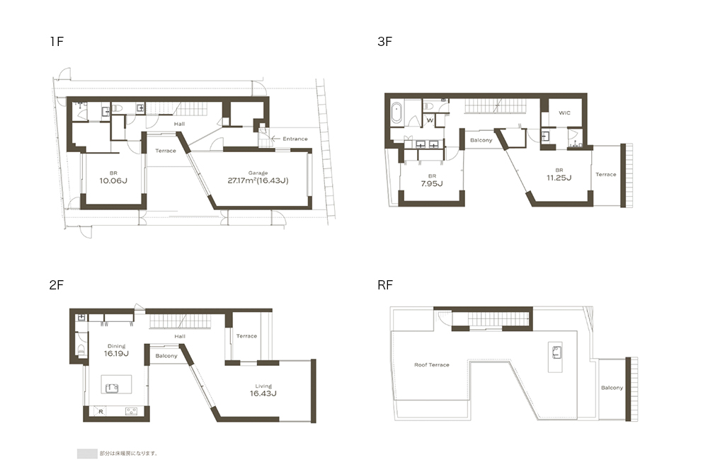 GREEN/BLACKの間取図