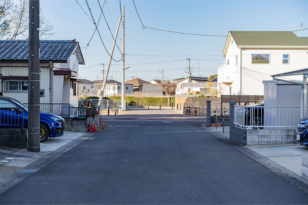 前面道路の様子