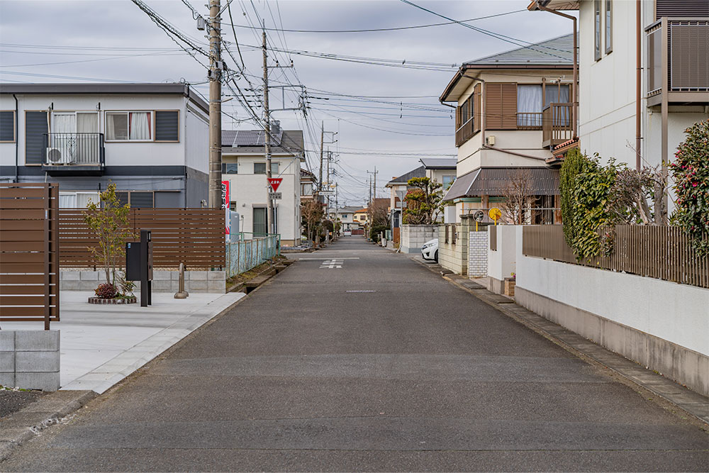 前面道路の様子