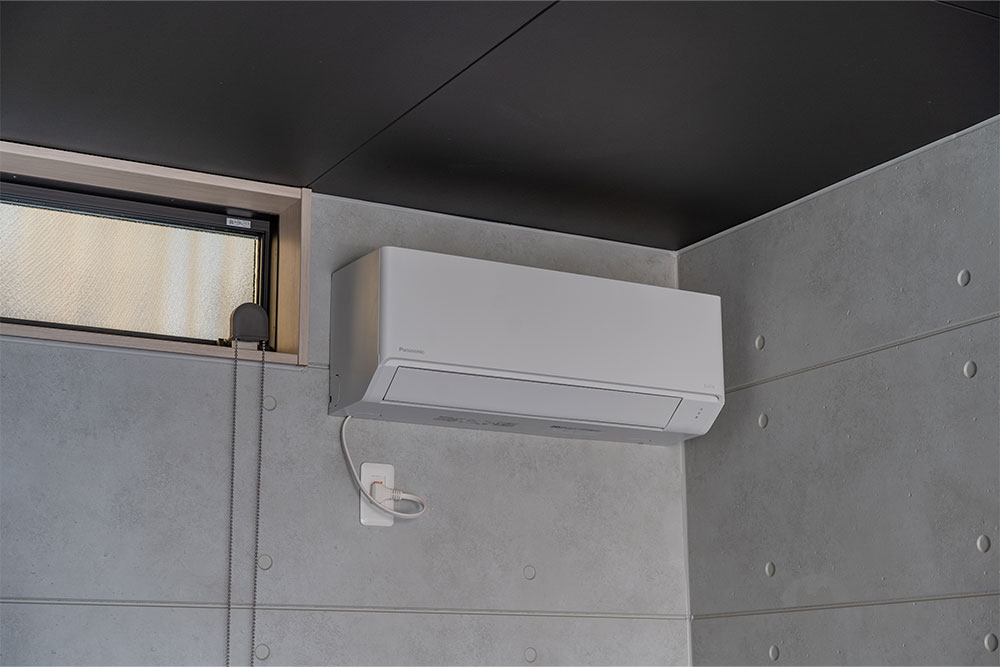 ガレージのエアコン
